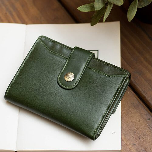 กระเป๋าเงินสีเขียว